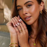 Golden Dream Hollow Ring