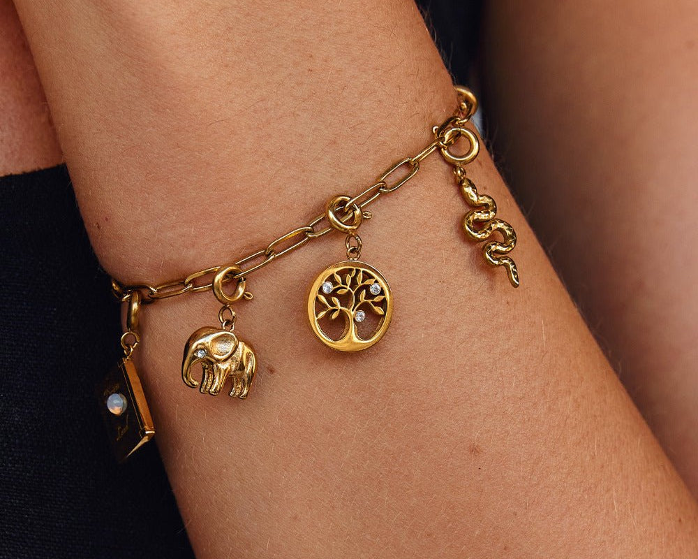 Golden Tree Of Life Charm