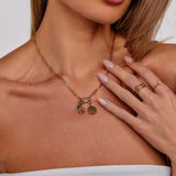 Green Emerald Crystal Charm