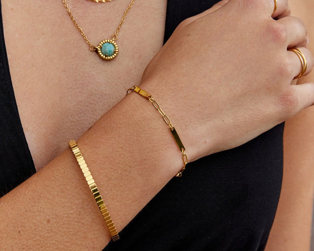 Hailey Gold Chain Bracelet