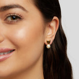 Heart & Pearl Earrings