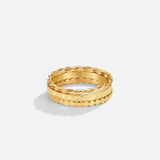 Hella Gold Stacked Ring