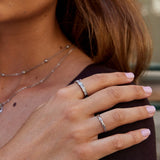 Hera Silver Crystal Ring