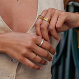 Ivory Pearl Gold Ring