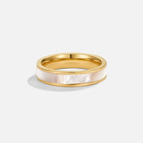 Ivory Pearl Gold Ring