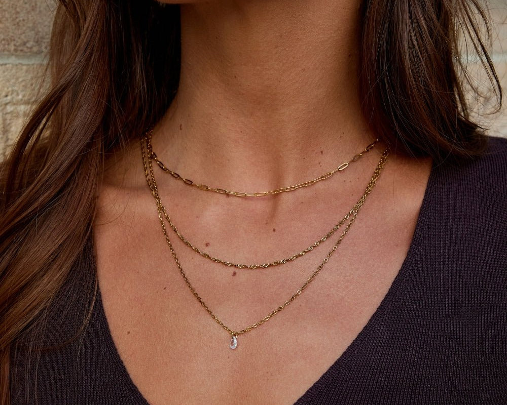 Jana Triple Chain Necklace
