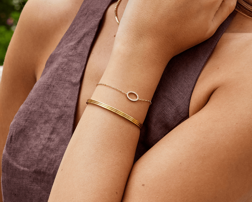 Kaia Round Crystal Bracelet