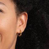 Lala Twisted Hoop Earrings