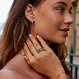 Layered Kaili Silver Ring