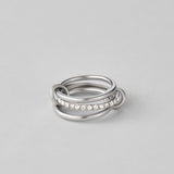 Layered Kaili Silver Ring