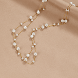 Layered Tori Pearl Necklace