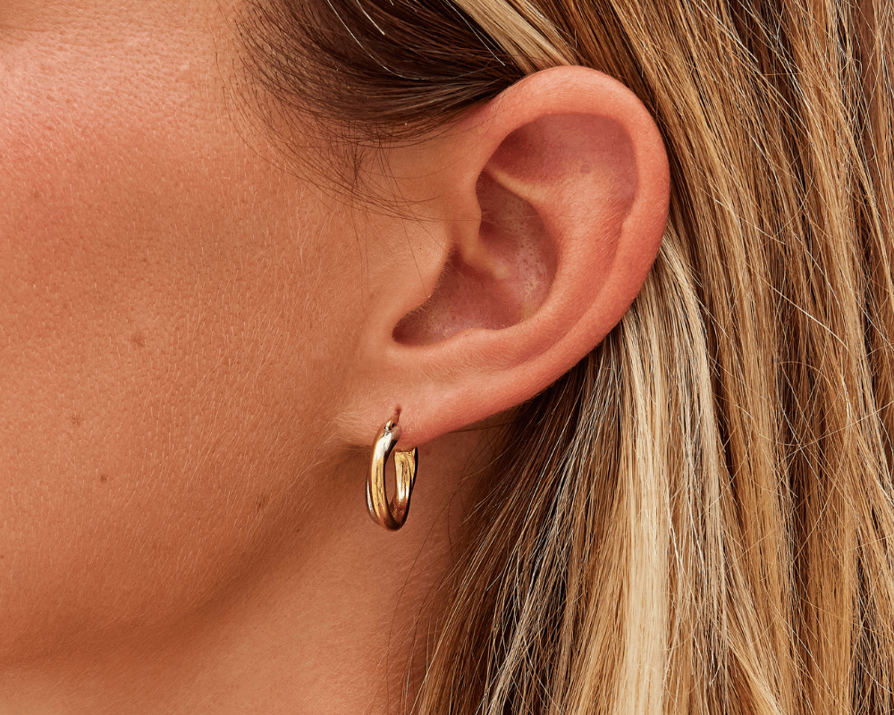 Lea Entwined Hoop Earrings