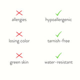 Leigh Teal Hoop Earrings