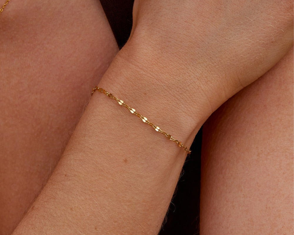 Leila Gold Chain Bracelet