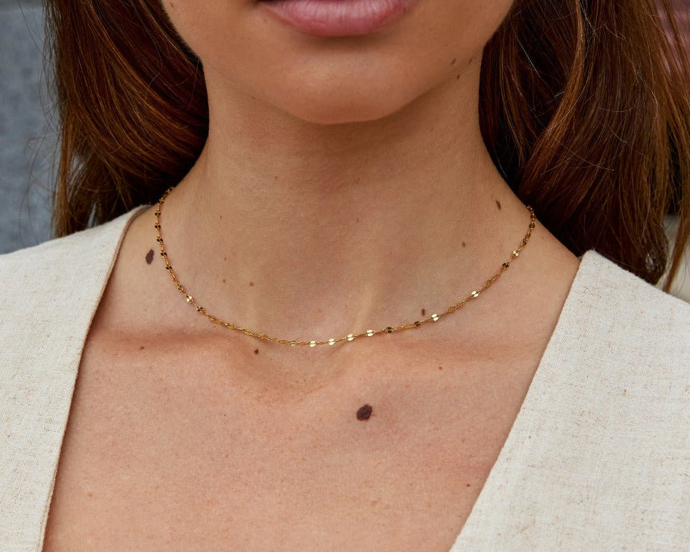 Leila Gold Chain Necklace