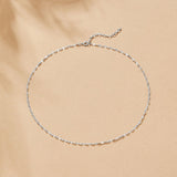 Leila Silver Chain Necklace