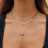 Cordelia Gold Crystal Necklace