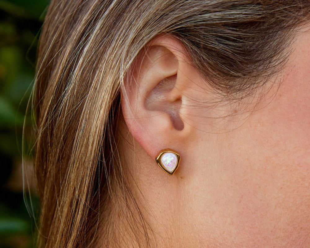 Lily Opal Stud Earrings