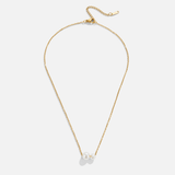Louise Double Pearl Pendant Necklace