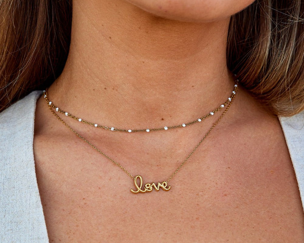 "Love" Pendant Necklace