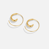 Luca Spiral Hoop Earrings