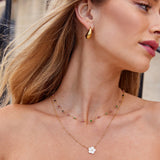 Lulu Spring Beaded Stone Necklace