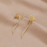 Make A Wish Dandelion 18K Gold Earrings
