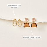 Mara Teardrop Link Earrings