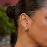 Mini Curved Gold Hoops