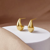 Mini Curved Gold Hoops