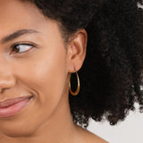 Nica Gold Hoop Earrings