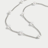 Nura Pearl Silver Necklace