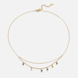 Olivia Blue Droplet Necklace