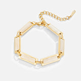 Opal Gold Baguette Bracelet