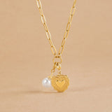Pia Chain Link Charm Necklace
