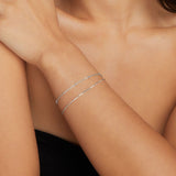 Pia Silver Layered Bracelet