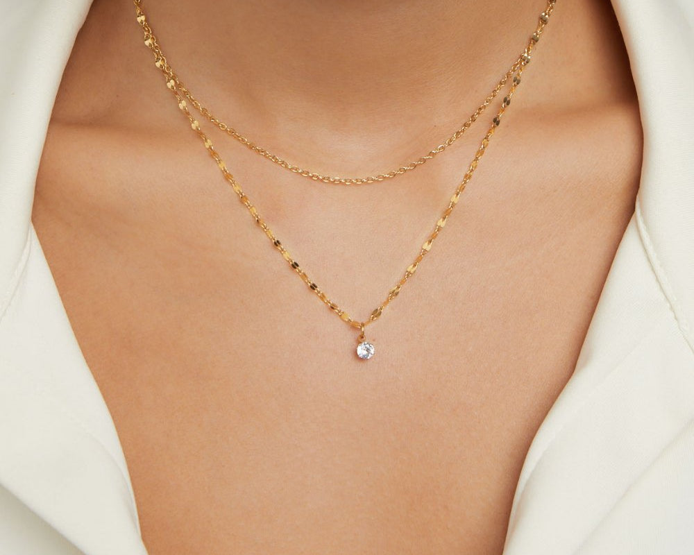 Piya Crystal Layered Necklace