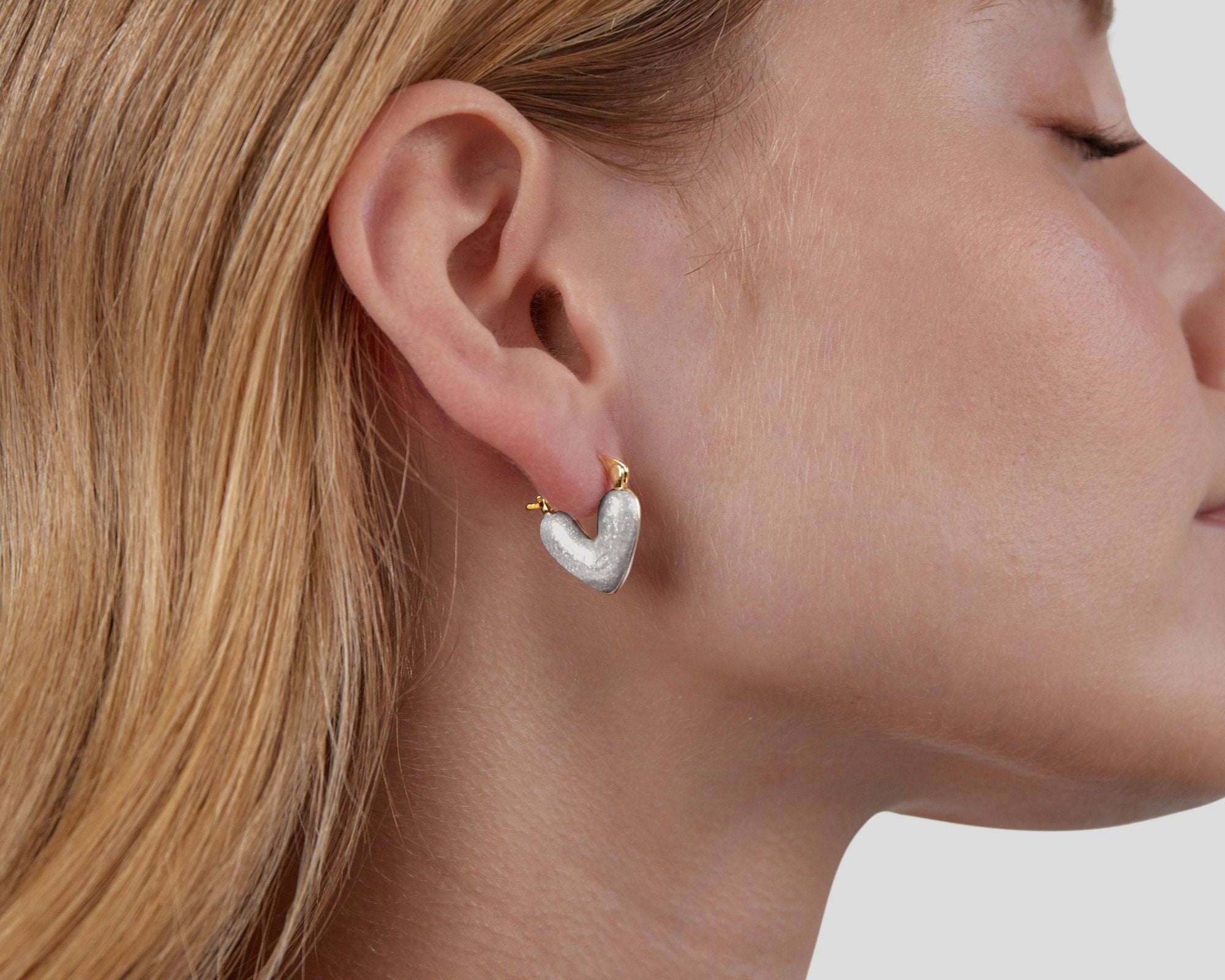 ‘Pure Love’ Heart Earrings