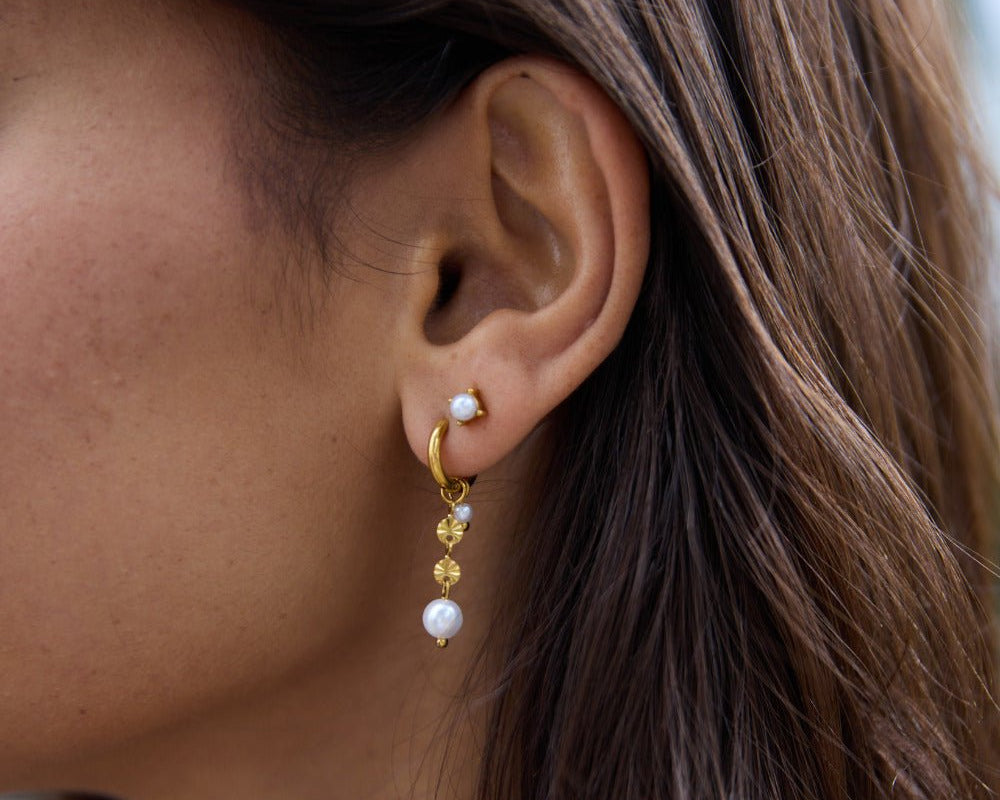 Rini Pearl Tassel Earrings