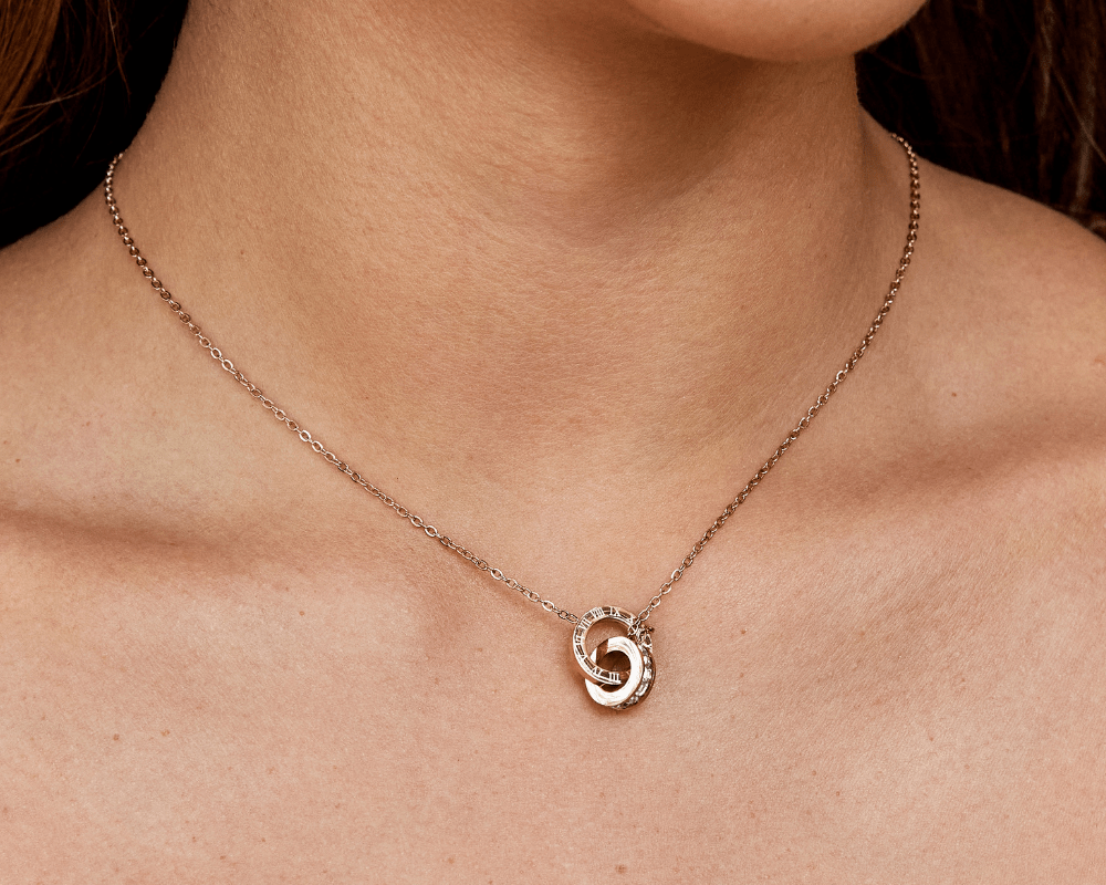 Rose Gold Infinity Necklace