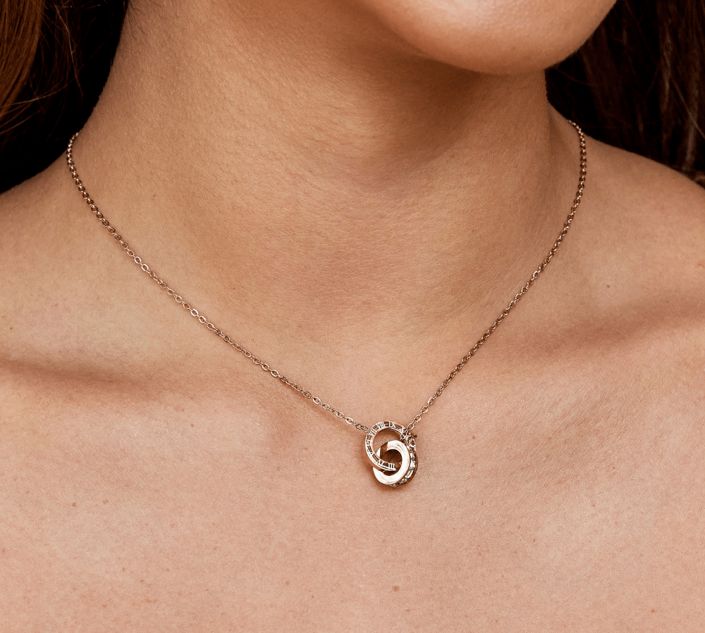 Rose Gold Infinity Necklace