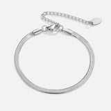 Sarya Snake Chain Silver Bracelet