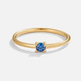 September Birthstone 18K Gold Ring