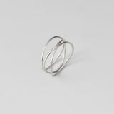 Silver Infinity Loop Ring