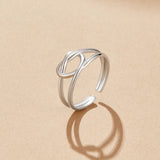 Silver Love Knot Ring
