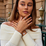 Silver Vintage Royal Pearl Ring