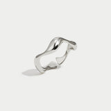 Silver Wave Ring