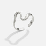 Silver Wave Ring