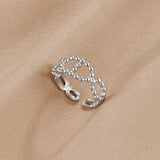 Silver Yulah Chain Ring