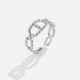 Silver Yulah Chain Ring